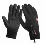 Warme water- en windafstotende touchscreen handschoenen met zachte fleece voering-Koopje.com