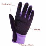Warme water- en windafstotende touchscreen handschoenen met zachte fleece voering-Koopje.com